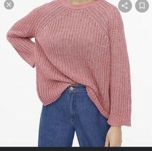 NWT RELAXED-FIT LINEN BEACH SWEATER
